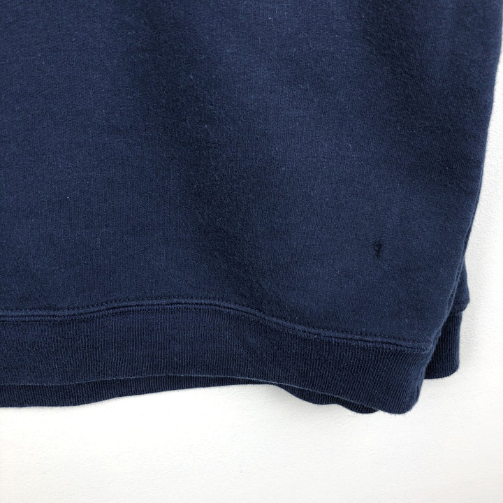 2000'S Reebok logo sweatshirt, men's size XL cotton navy blue type Vintage Second Hand