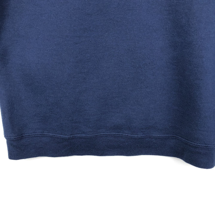 2000'S Reebok logo sweatshirt, men's size XL cotton navy blue type Vintage Second Hand