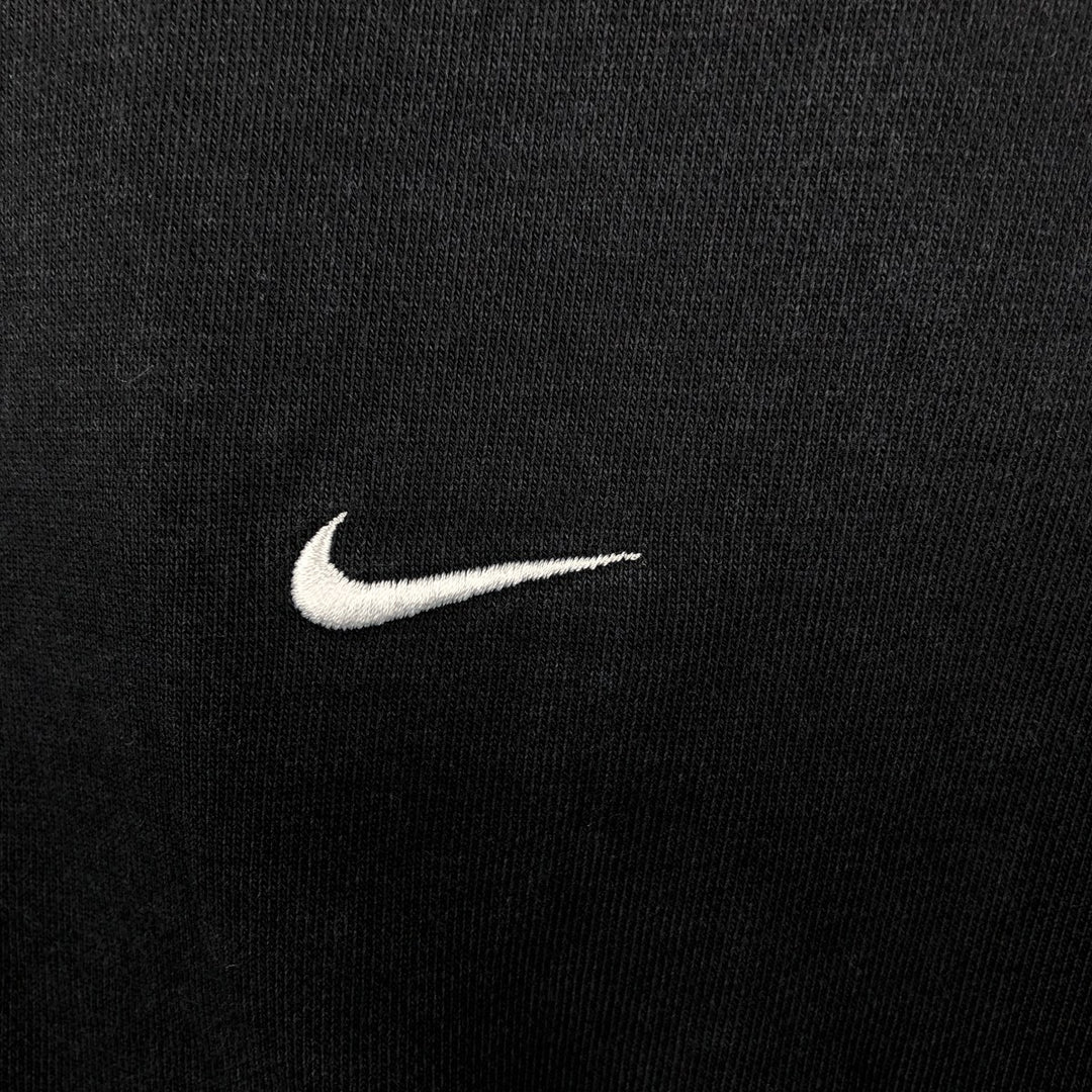 Nike One Point Logo Sweatshirt Trainer Men's XS cotton black type Vintage Second Hand