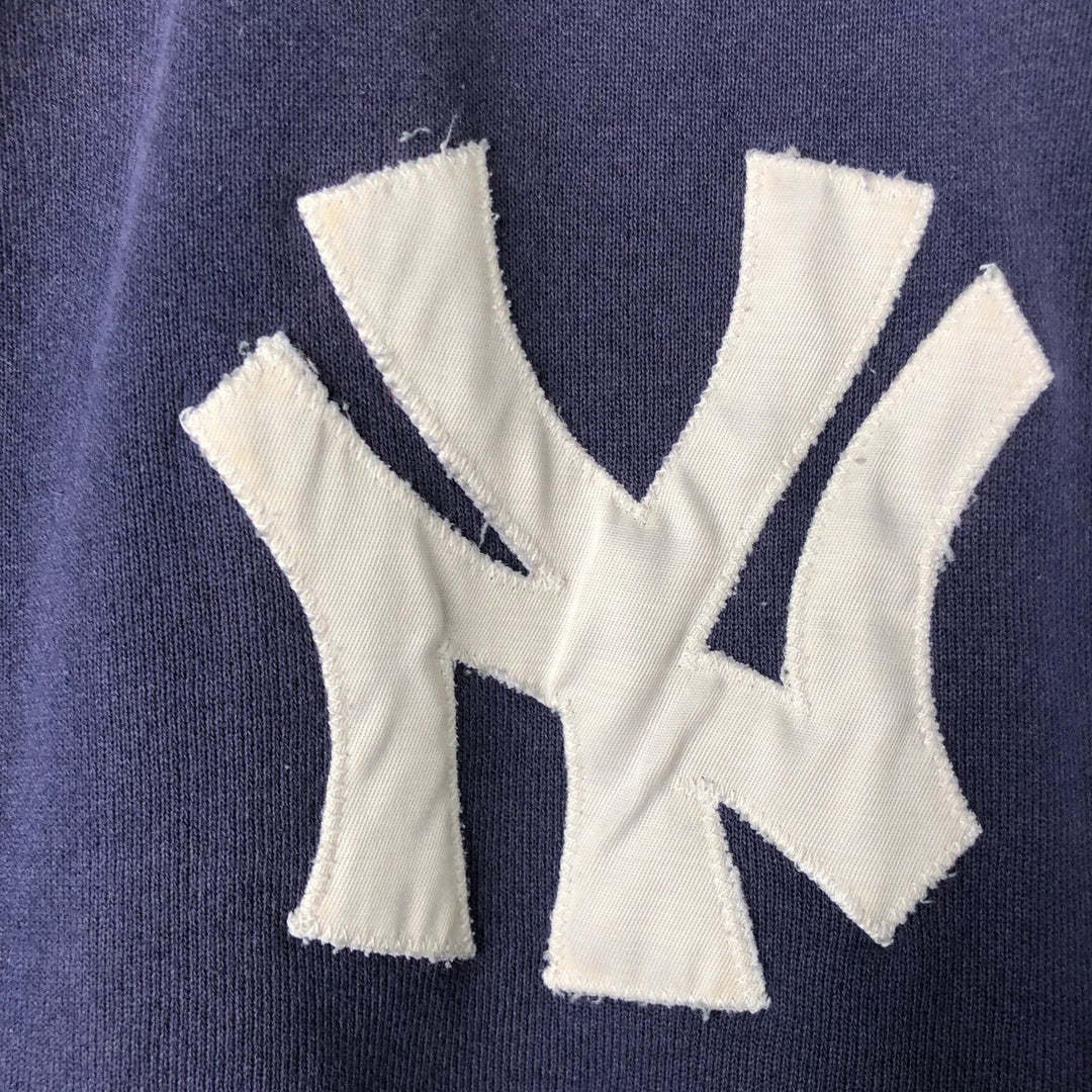 90'S Majestic MLB New York Yankees Varsity Jacket, Made in USA, Men's Size L cotton navy blue type Vintage Second Hand