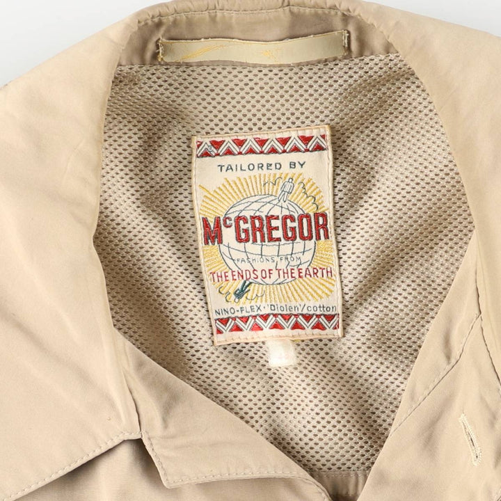 Vintage McGREGOR collared jacket from the 1960'S to 1970s, size M, men's size. unclear Beige type Vintage Second Hand