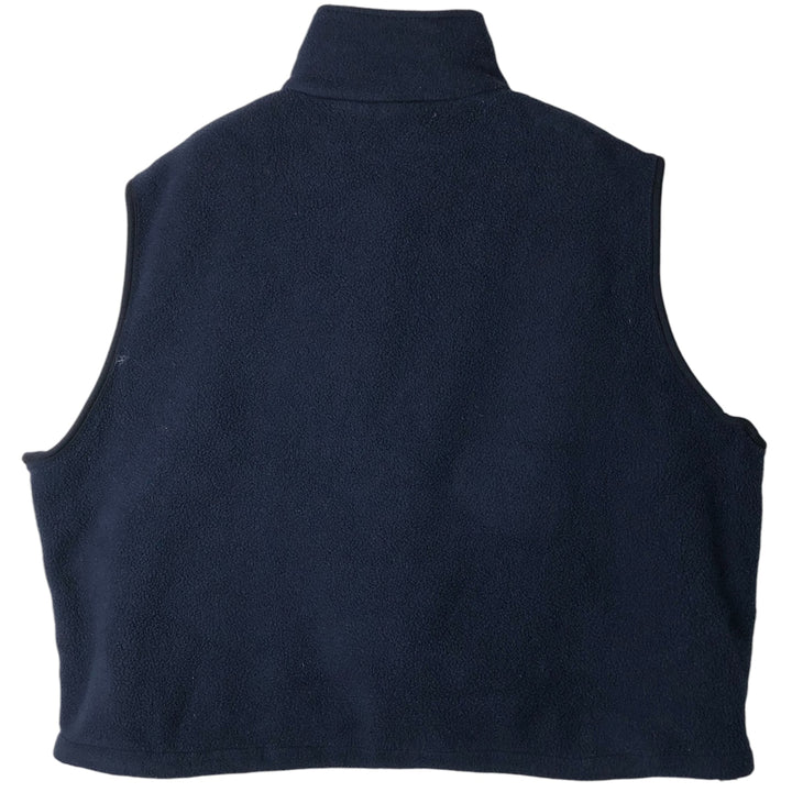 2000'S WOOLRICH Advertising Fleece Vest, Men's XL polyester navy blue type Vintage Second Hand