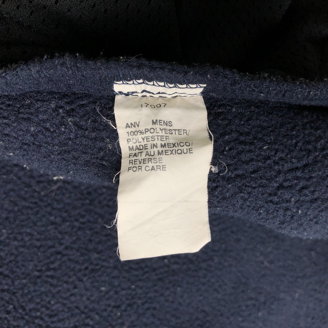 2000'S WOOLRICH Advertising Fleece Vest, Men's XL polyester navy blue type Vintage Second Hand