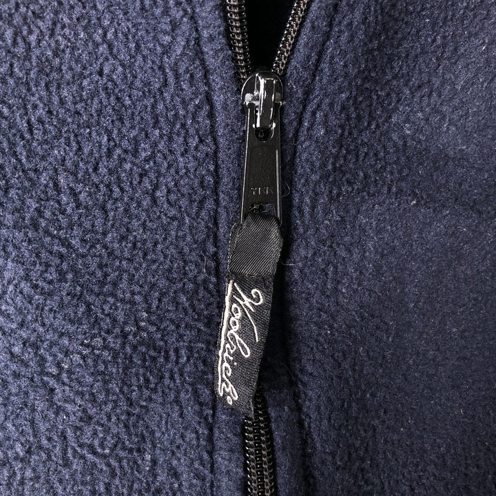 2000'S WOOLRICH Advertising Fleece Vest, Men's XL polyester navy blue type Vintage Second Hand