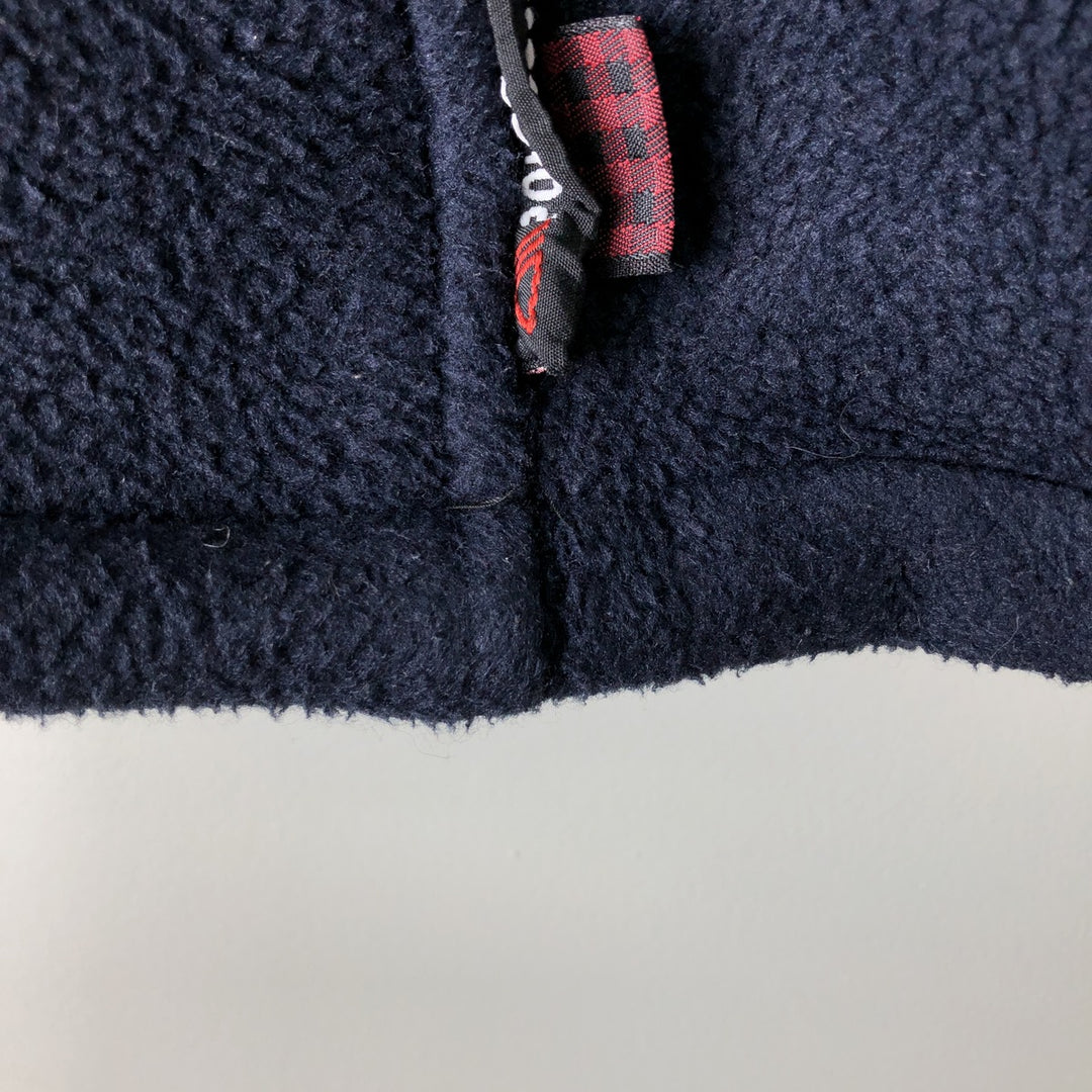 2000'S WOOLRICH Advertising Fleece Vest, Men's XL polyester navy blue type Vintage Second Hand