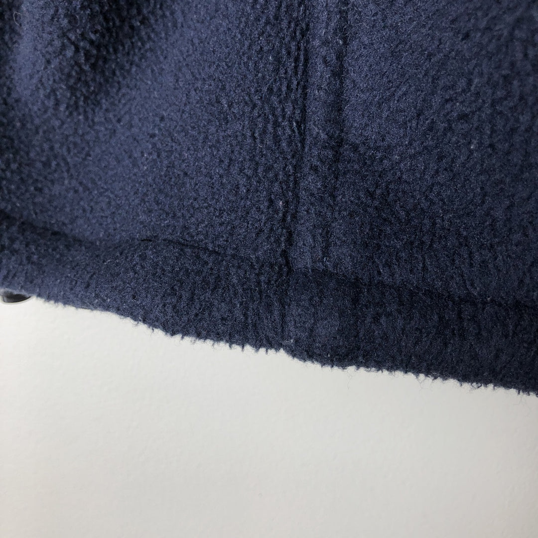 2000'S WOOLRICH Advertising Fleece Vest, Men's XL polyester navy blue type Vintage Second Hand