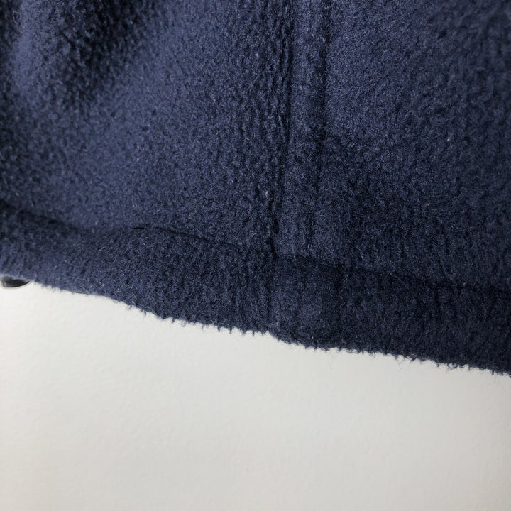 2000'S WOOLRICH Advertising Fleece Vest, Men's XL polyester navy blue type Vintage Second Hand