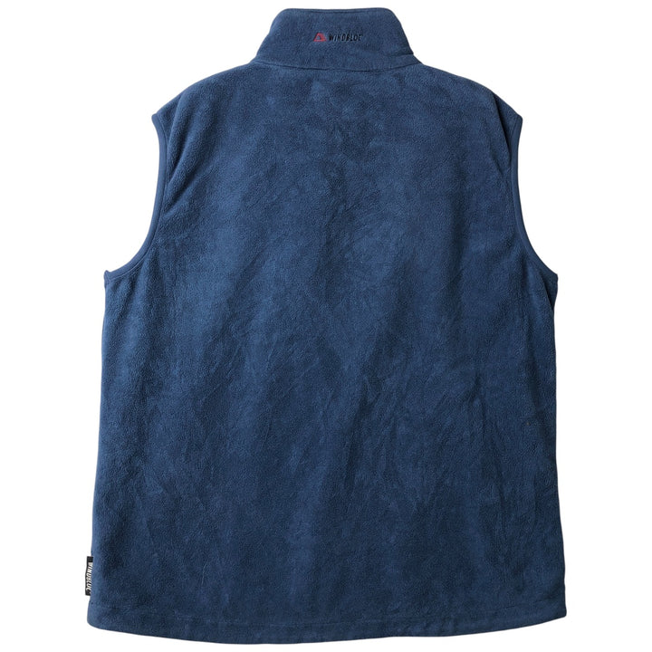 90'S Vintage EMS Fleece Vest, Men's Size Medium polyester Blue type light blue Vintage Second Hand