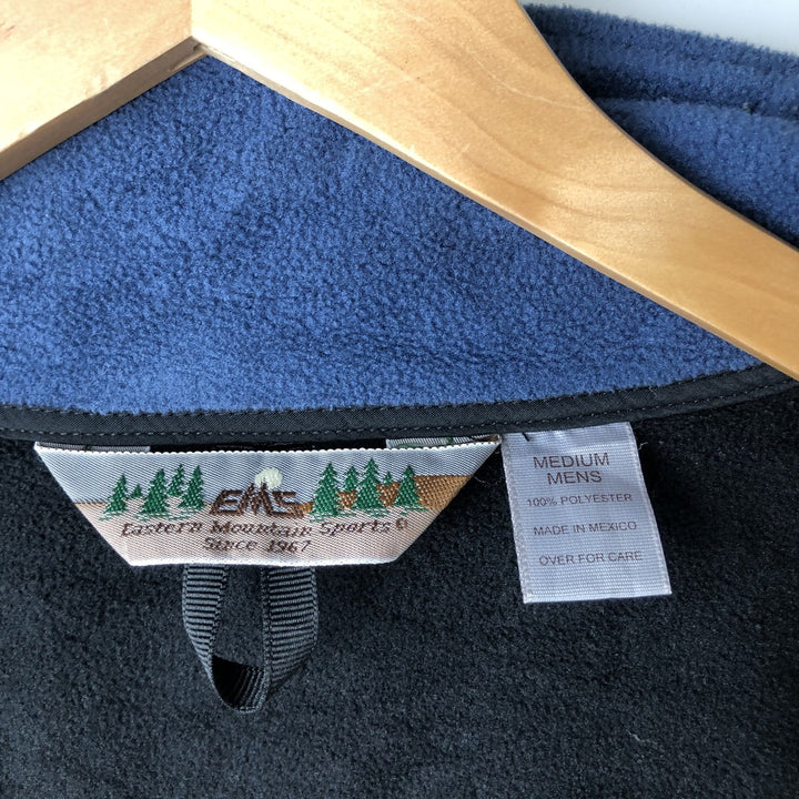 90'S Vintage EMS Fleece Vest, Men's Size Medium polyester Blue type light blue Vintage Second Hand