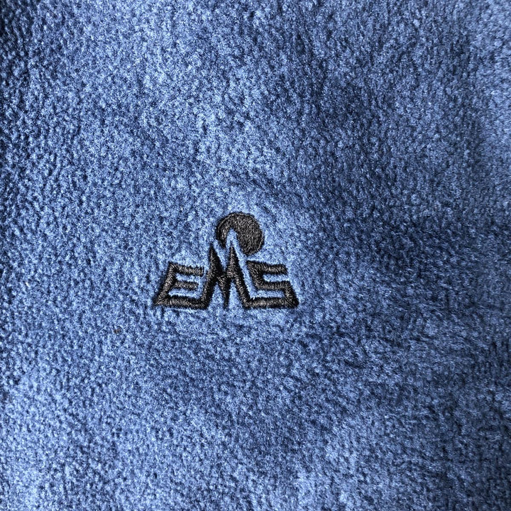 90'S Vintage EMS Fleece Vest, Men's Size Medium polyester Blue type light blue Vintage Second Hand