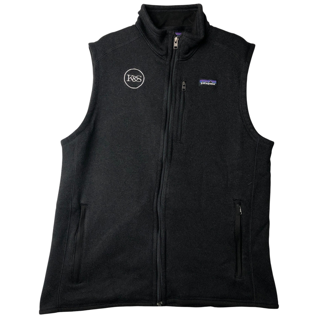Patagonia Better Sweater Vest 25882FA19 Fleece Vest, Men's XL polyester black type Vintage Second Hand