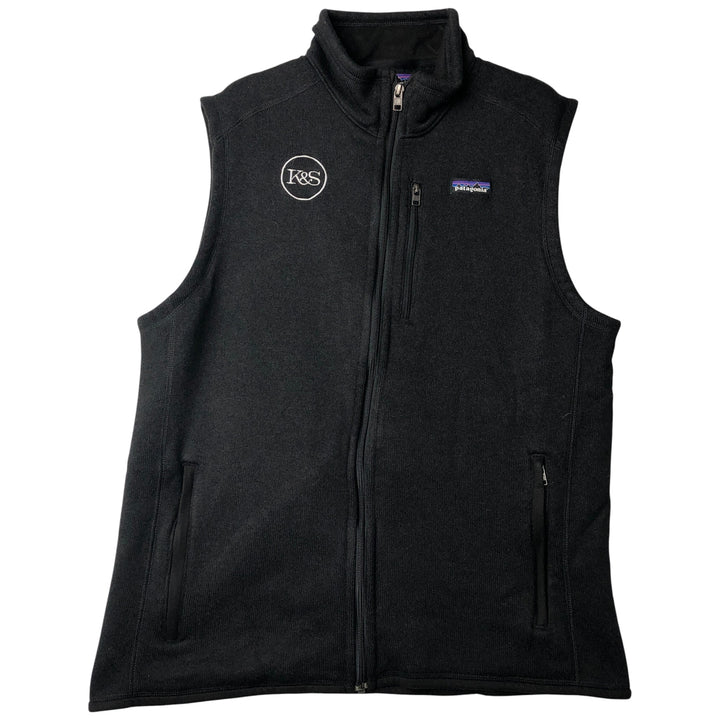 Patagonia Better Sweater Vest 25882FA19 Fleece Vest, Men's XL polyester black type Vintage Second Hand