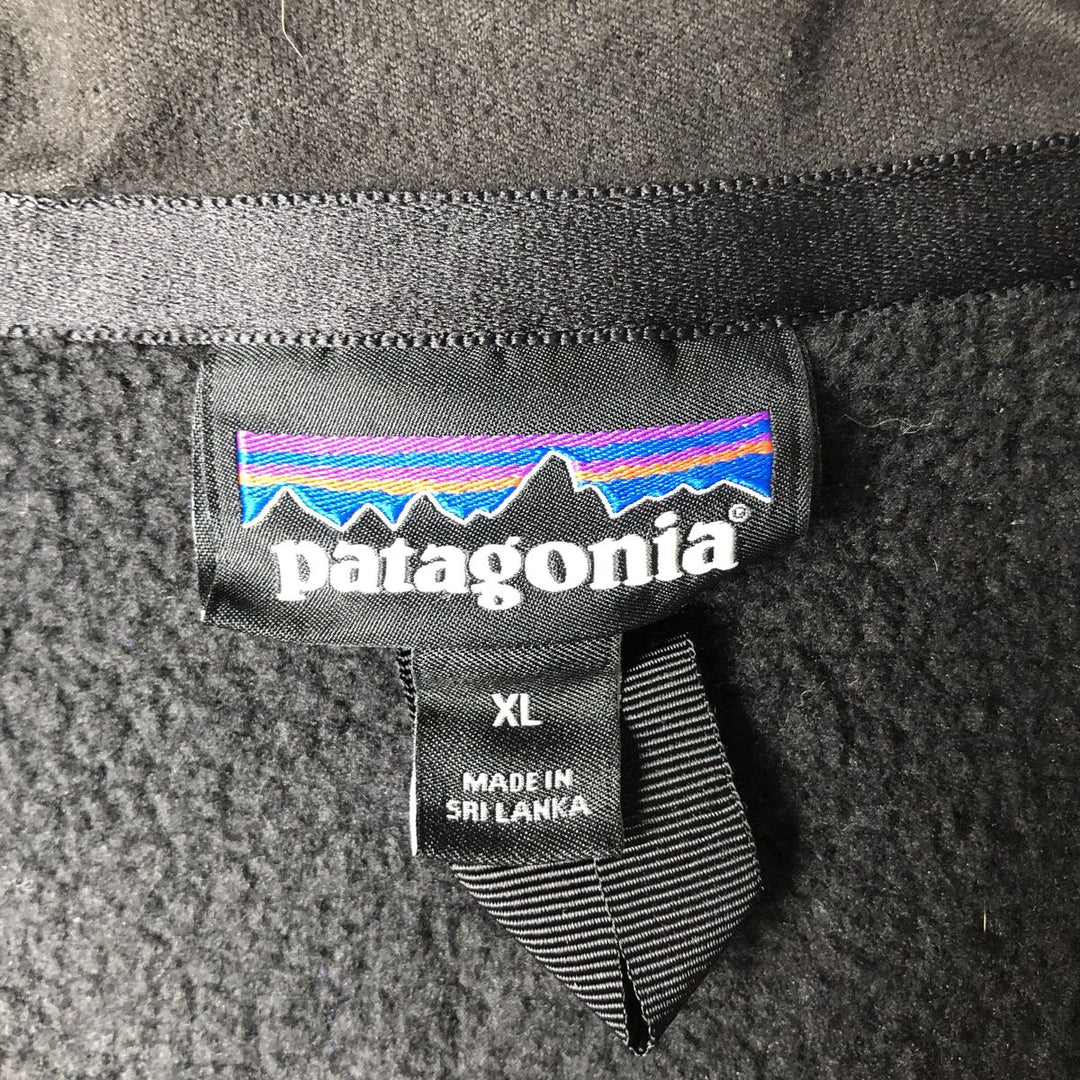 Patagonia Better Sweater Vest 25882FA19 Fleece Vest, Men's XL polyester black type Vintage Second Hand