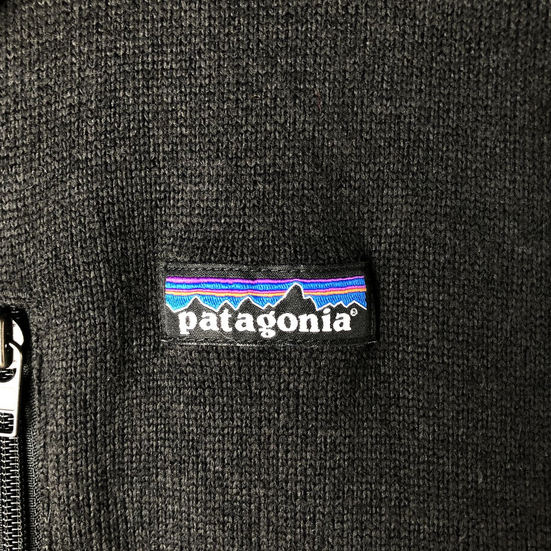 Patagonia Better Sweater Vest 25882FA19 Fleece Vest, Men's XL polyester black type Vintage Second Hand