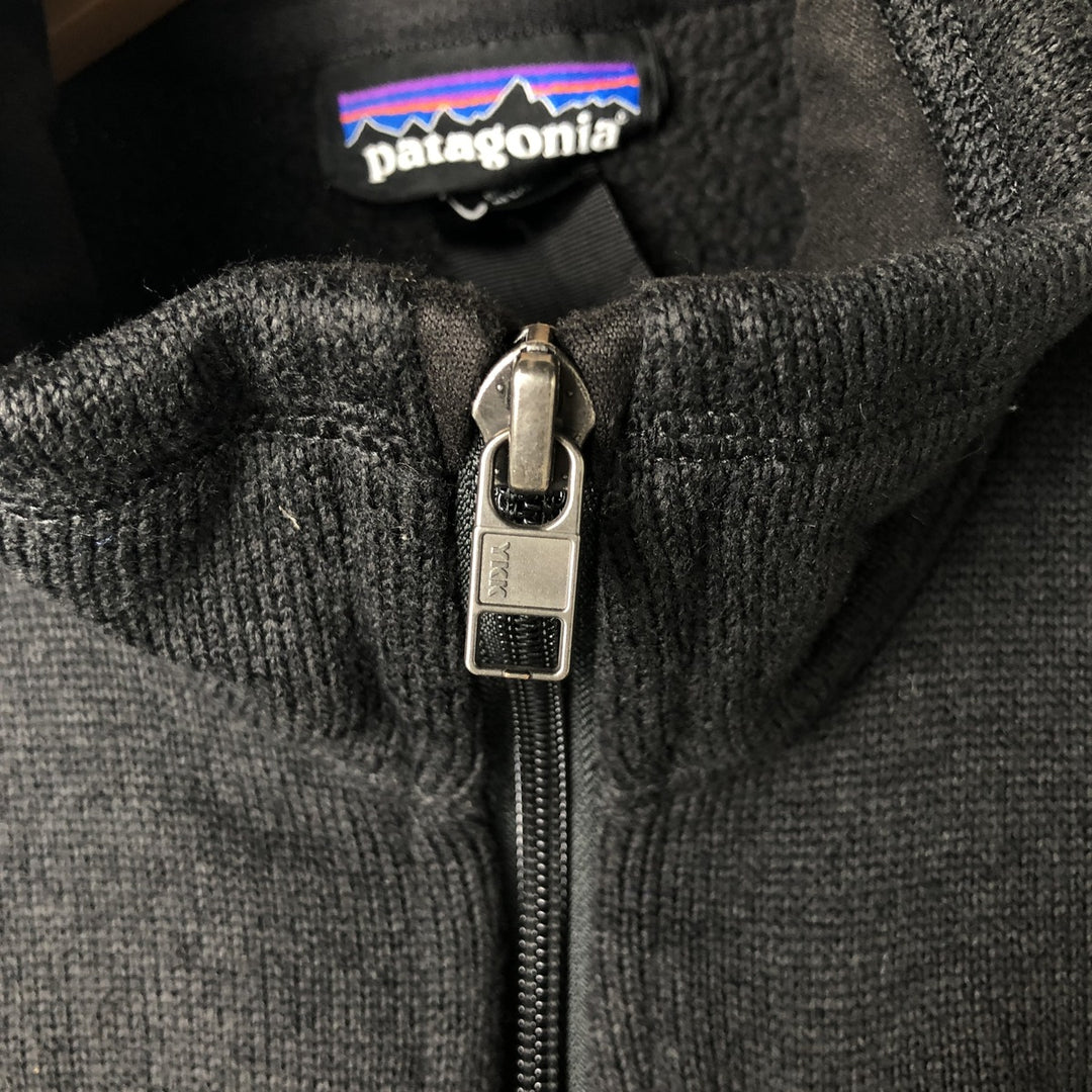 Patagonia Better Sweater Vest 25882FA19 Fleece Vest, Men's XL polyester black type Vintage Second Hand