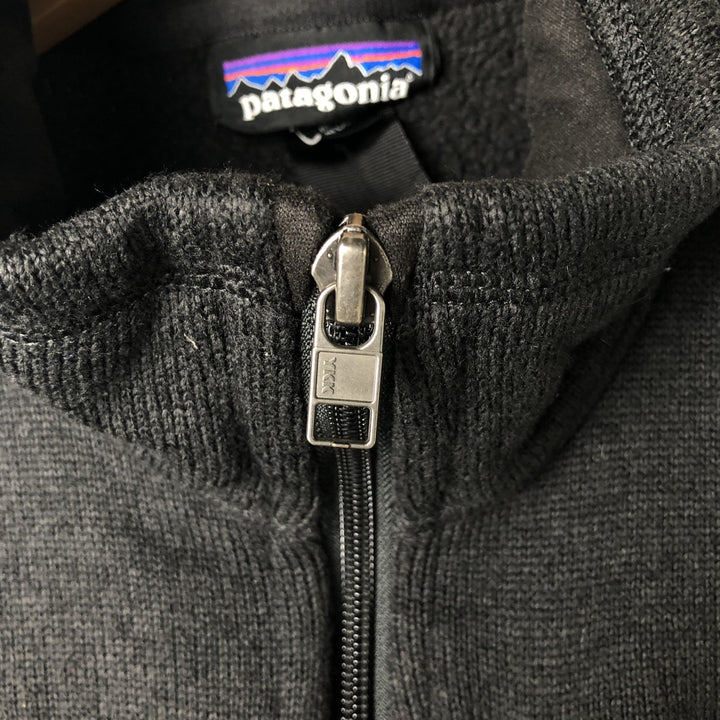 Patagonia Better Sweater Vest 25882FA19 Fleece Vest, Men's XL polyester black type Vintage Second Hand
