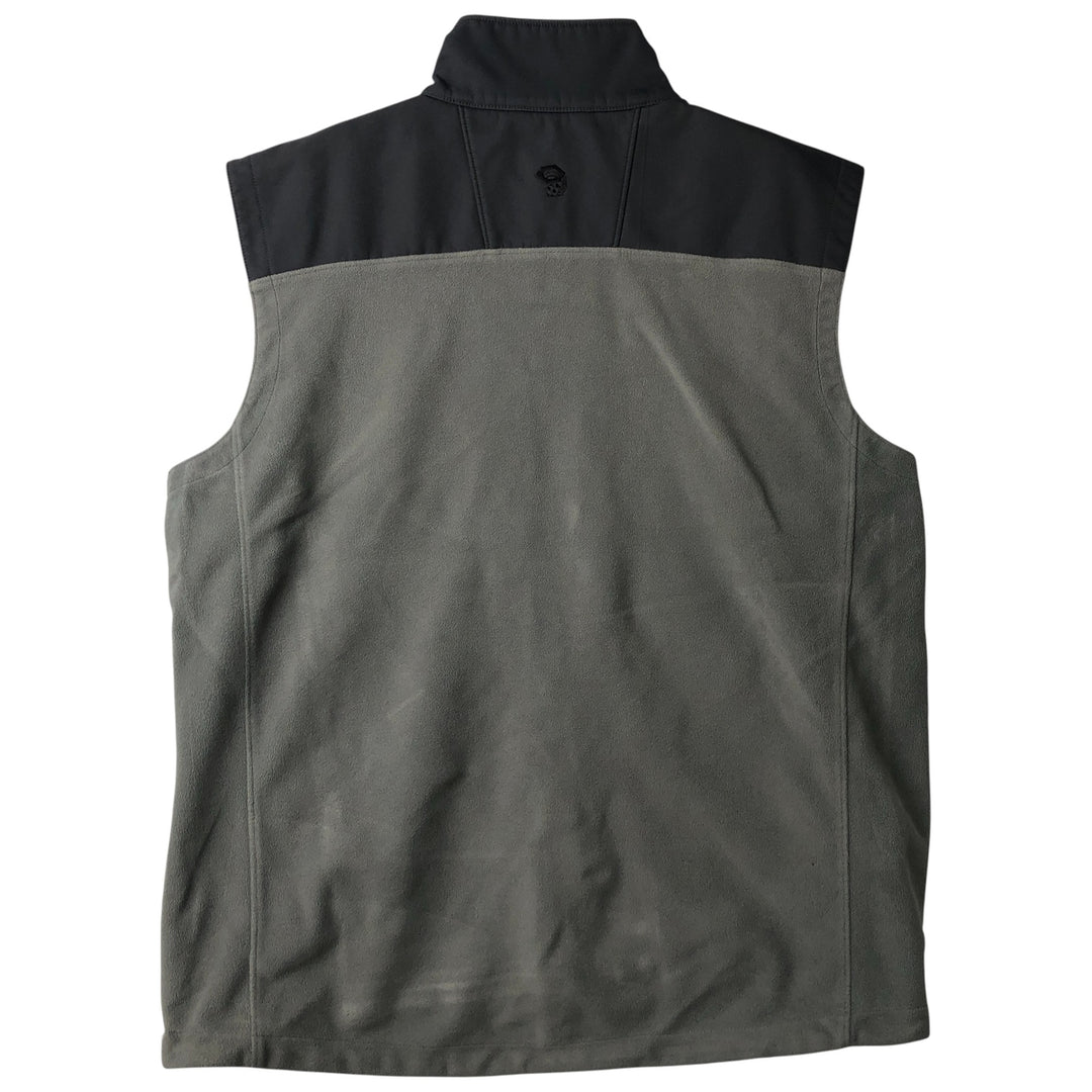 Mountain Hardwear Fleece Vest, Men's Size L polyester gray type Vintage Second Hand