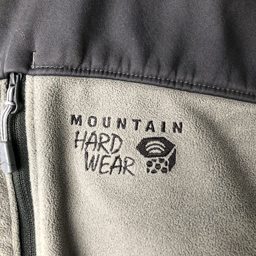 Mountain Hardwear Fleece Vest, Men's Size L polyester gray type Vintage Second Hand
