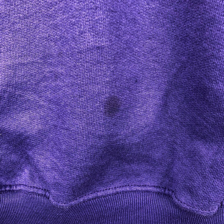 NFL Minnesota Vikings Print Sweatshirt, Made in USA, Men's Size XL unclear purple type Vintage Second Hand