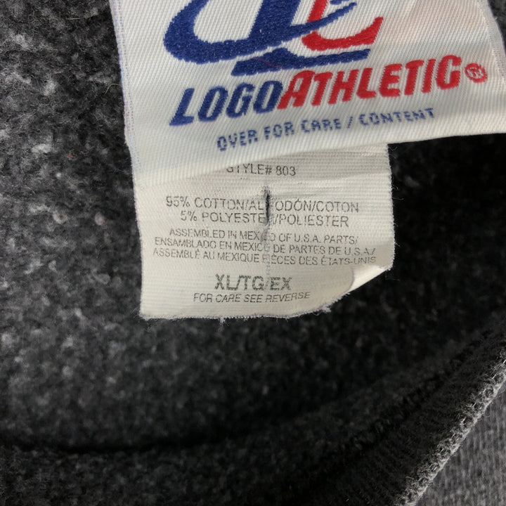 LOGO ATHLETIC NFL MINNESOTA VIKINGS Printed Sweatshirt, Men's Size XL cotton Charcoal Vintage Second Hand
