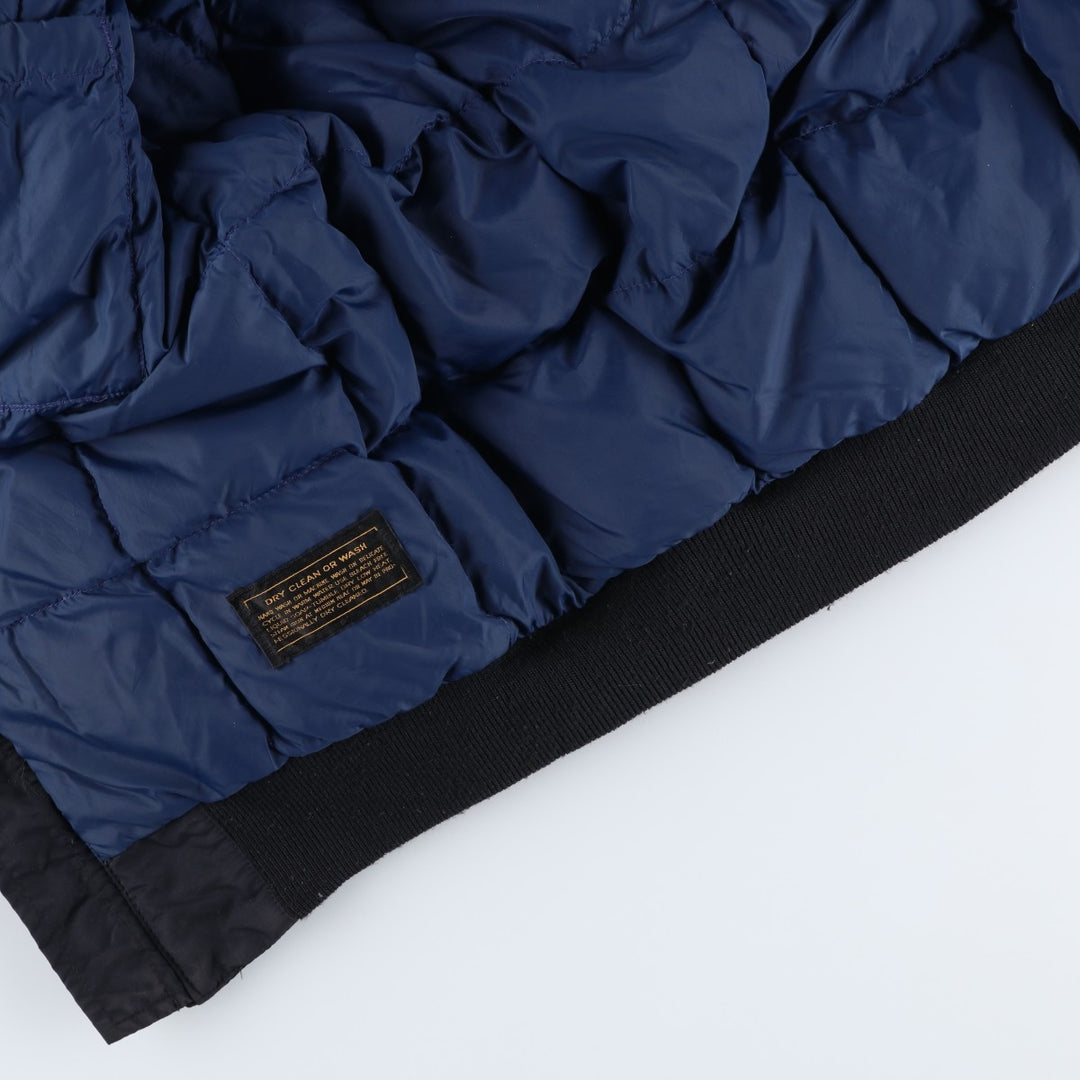 Vintage 1970s-1980'S Eddie Bauer Black Tag Goose Down Jacket, Men's Size XL Goose down (insulation) navy blue type Vintage Second Hand