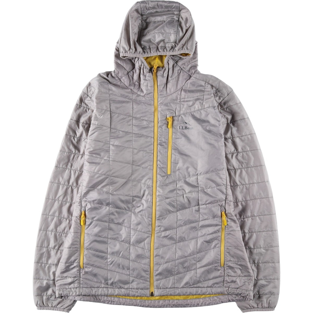 LLBean Ripstop Padded Puffer Jacket, Men's Size L recycled polyester gray type Vintage Second Hand