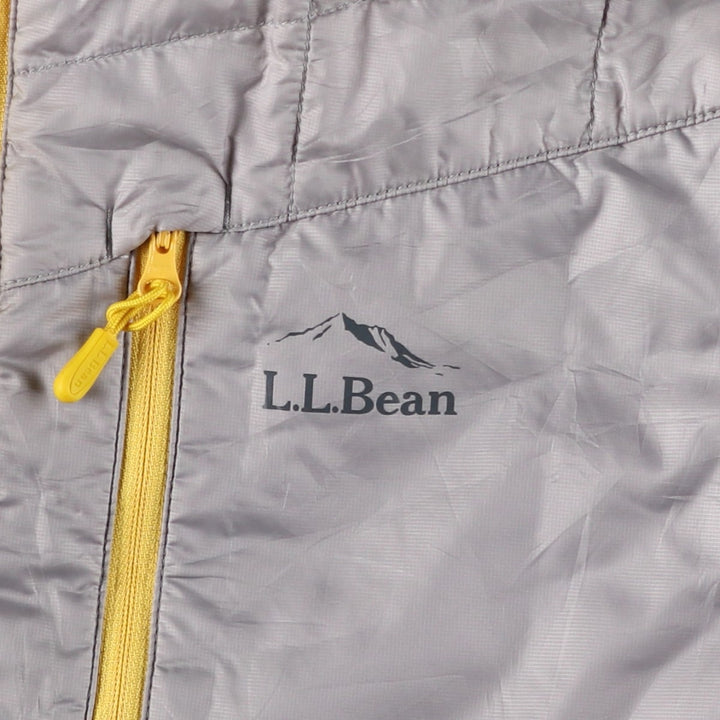 LLBean Ripstop Padded Puffer Jacket, Men's Size L recycled polyester gray type Vintage Second Hand