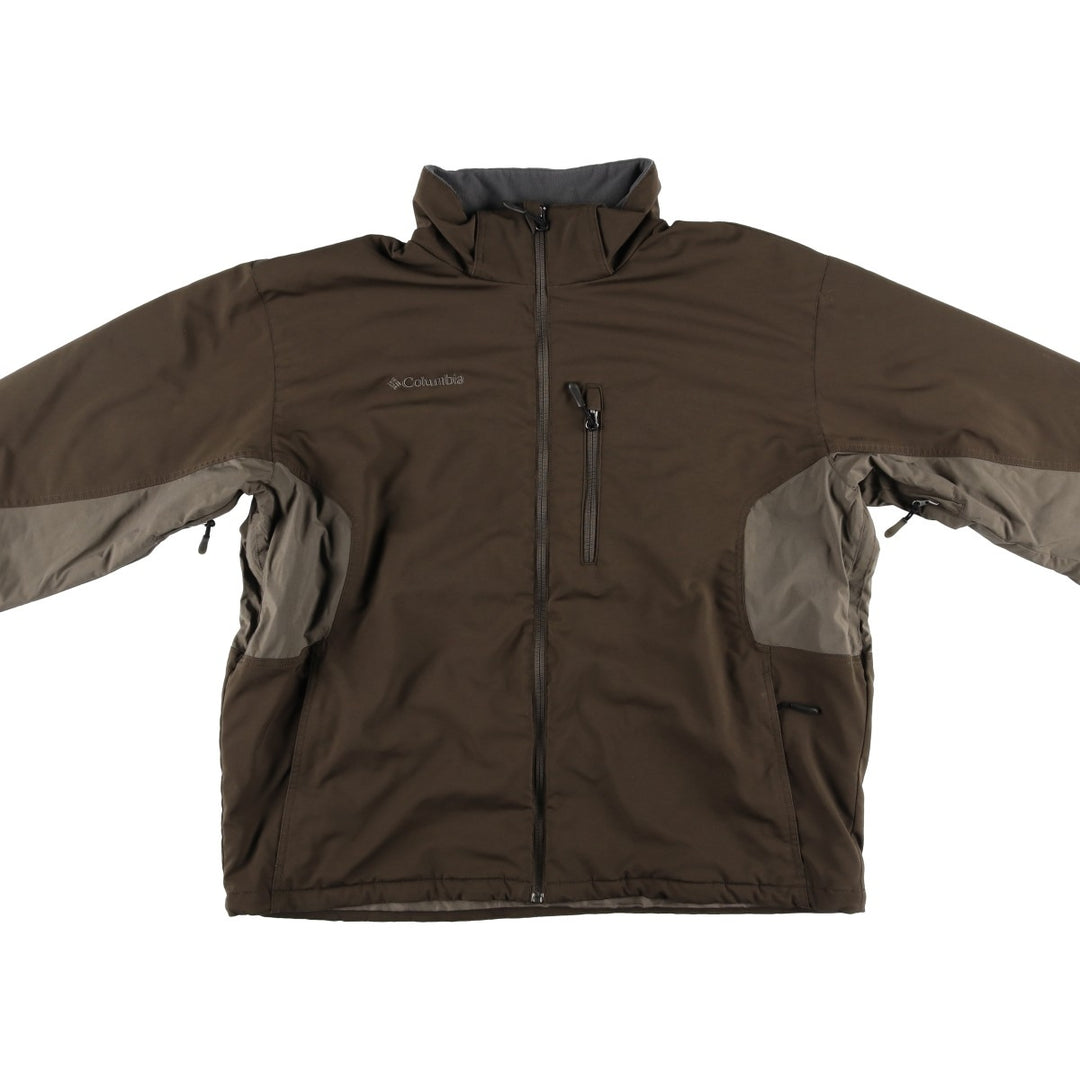 2000'S Columbia Padded Softshell Jacket, Men's XL polyester brown type Vintage Second Hand