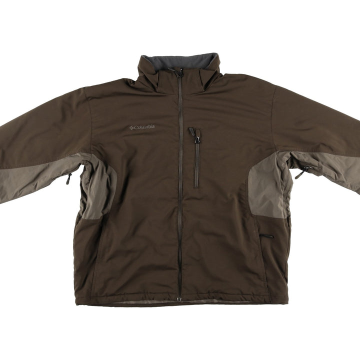 2000'S Columbia Padded Softshell Jacket, Men's XL polyester brown type Vintage Second Hand