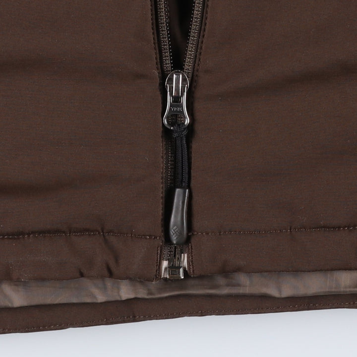 2000'S Columbia Padded Softshell Jacket, Men's XL polyester brown type Vintage Second Hand