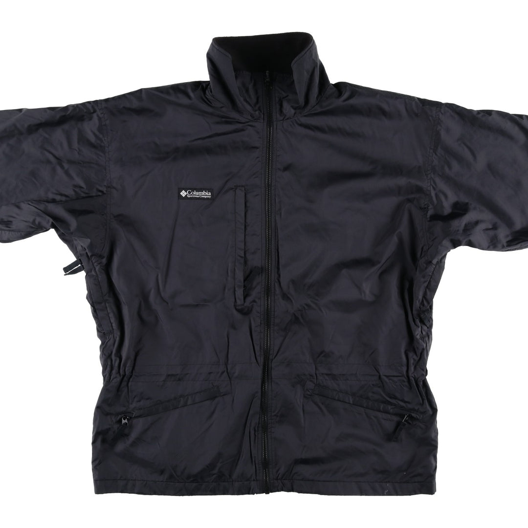 90s-00'S Columbia Nylon Jacket, Men's Size L Nylon black type Vintage Second Hand