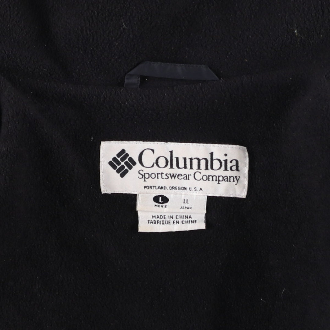 90s-00'S Columbia Nylon Jacket, Men's Size L Nylon black type Vintage Second Hand