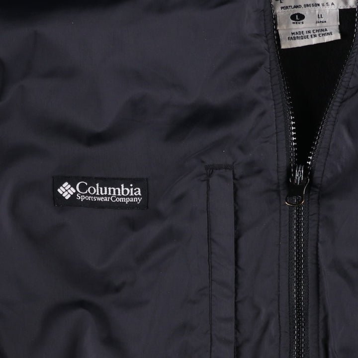 90s-00'S Columbia Nylon Jacket, Men's Size L Nylon black type Vintage Second Hand