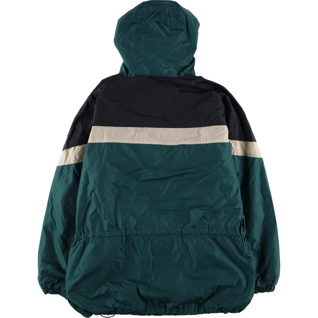Columbia padded puffer jacket from the 90s-00s, men's size L. Nylon dark green Vintage Second Hand