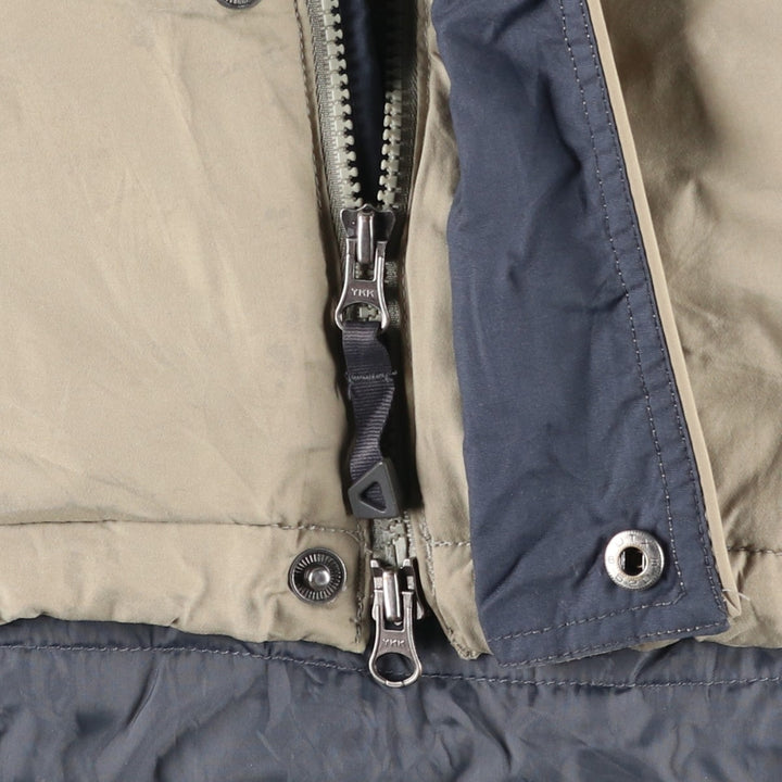 2000'S Columbia VERTEX padded mountain parka, shell jacket, puffer jacket, men's size XL Nylon Beige type Vintage Second Hand