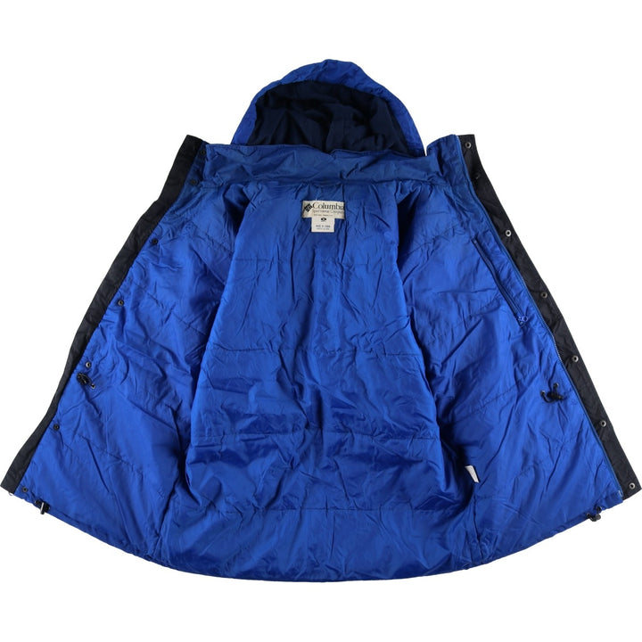 90s-00'S Columbia Padded Mountain Parka Shell Jacket Puffer Jacket Men's Size Medium Nylon blue type Vintage Second Hand