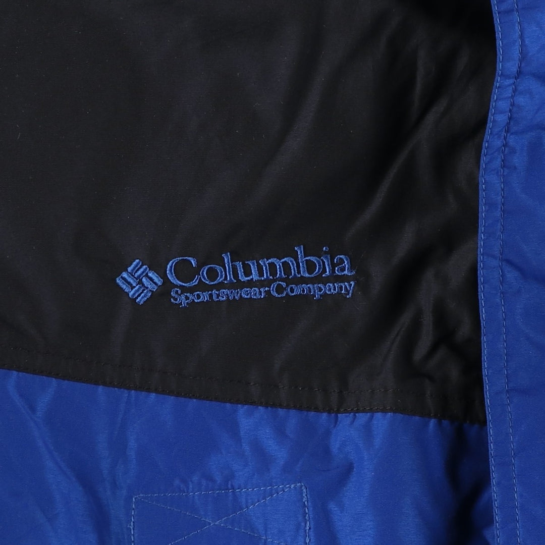 90s-00'S Columbia Padded Mountain Parka Shell Jacket Puffer Jacket Men's Size Medium Nylon blue type Vintage Second Hand