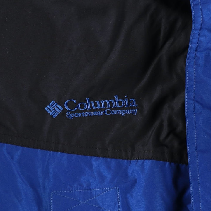 90s-00'S Columbia Padded Mountain Parka Shell Jacket Puffer Jacket Men's Size Medium Nylon blue type Vintage Second Hand