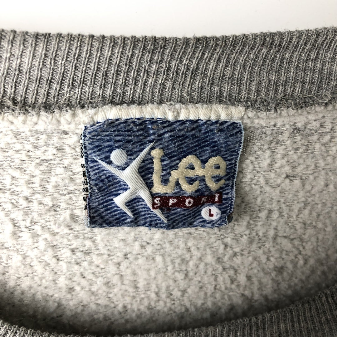 Vintage 90'S Lee SPORT NFL Green Bay Packers Print Sweatshirt, Men's Size L cotton gray type Vintage Second Hand