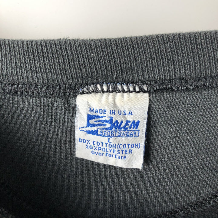 Vintage 90'S NBA Charlotte Hornets printed sweatshirt, made in the USA, men's size L cotton black type Vintage Second Hand