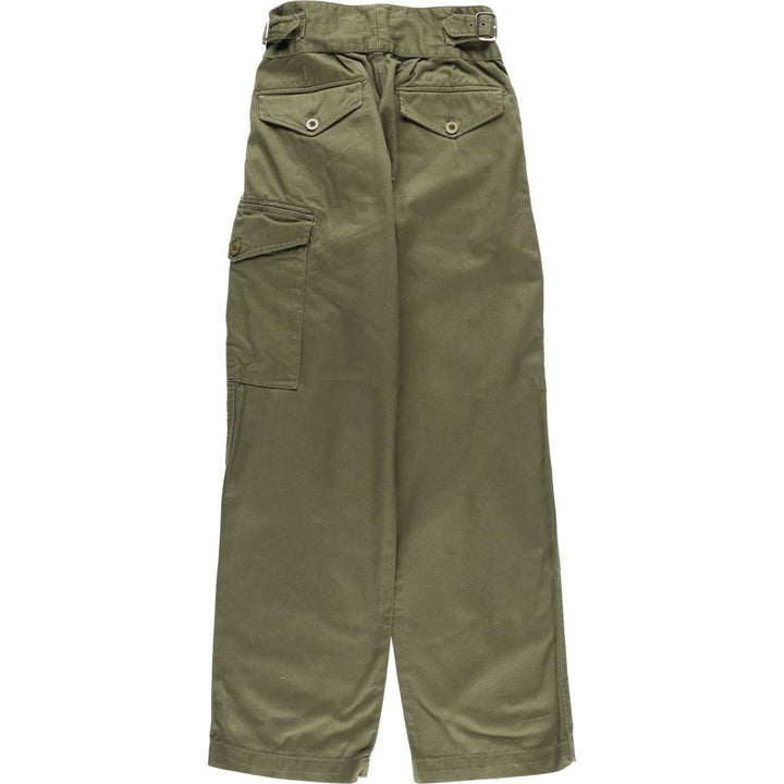 Men's military cargo pants (size W29) unclear Khaki type sage green Vintage Second Hand