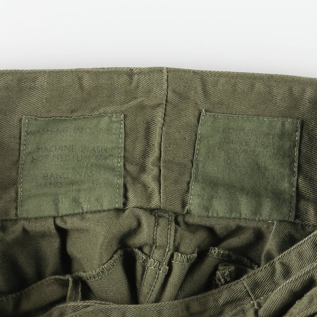 Men's military cargo pants (size W29) unclear Khaki type sage green Vintage Second Hand