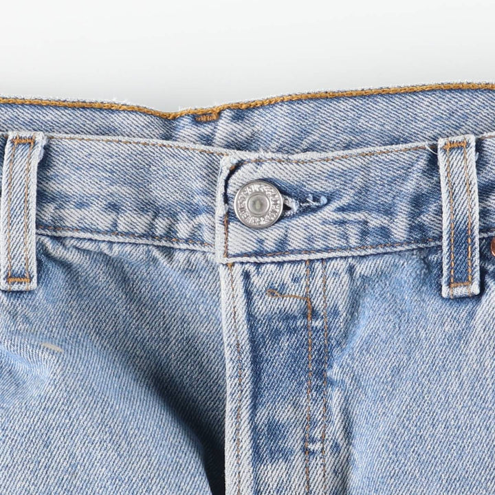 90'S Levi's 501-0193 Euro Model Straight Denim Pants, Men's, Size 34, Vintage cotton blue type Vintage Second Hand