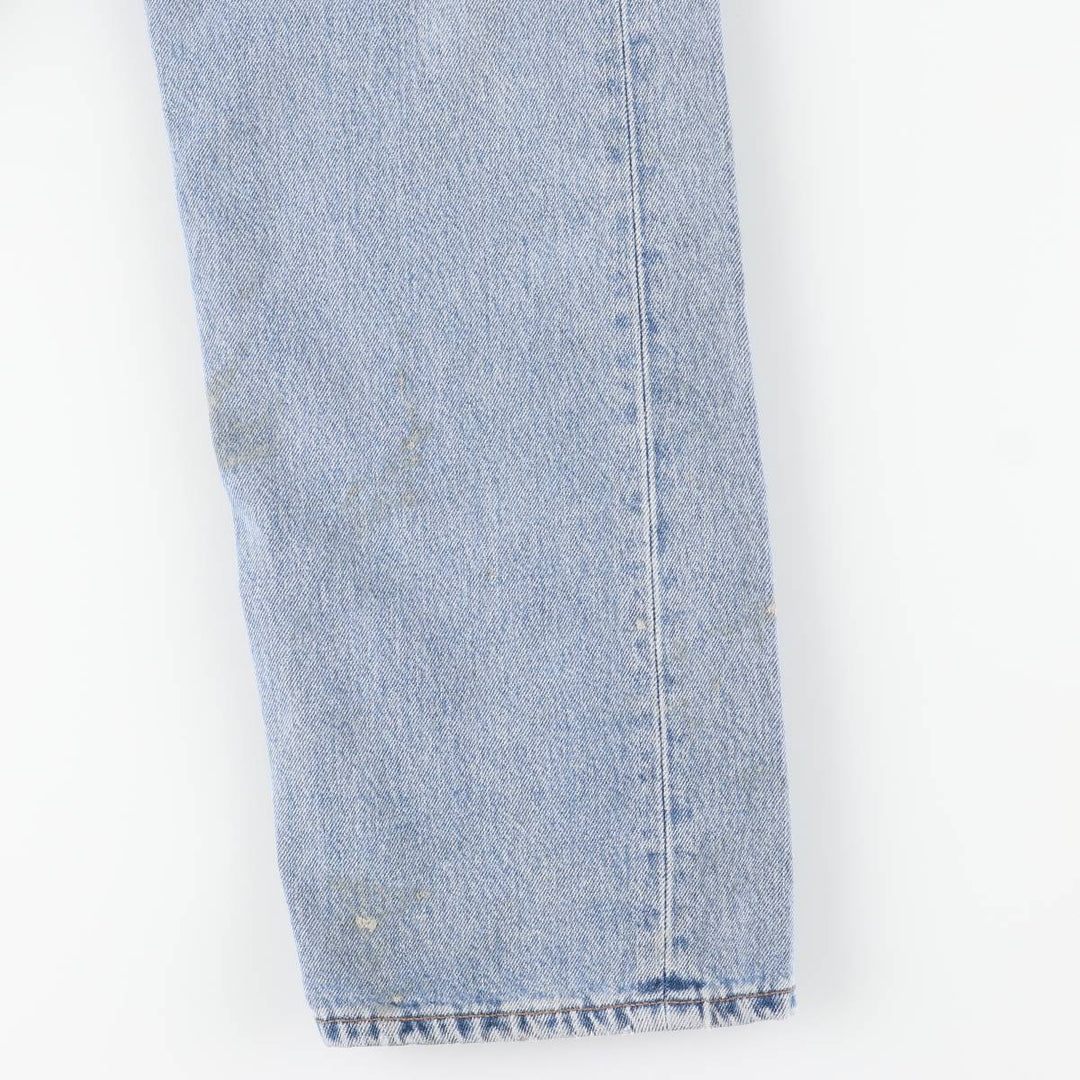 90'S Levi's 501-0193 Euro Model Straight Denim Pants, Men's, Size 34, Vintage cotton blue type Vintage Second Hand
