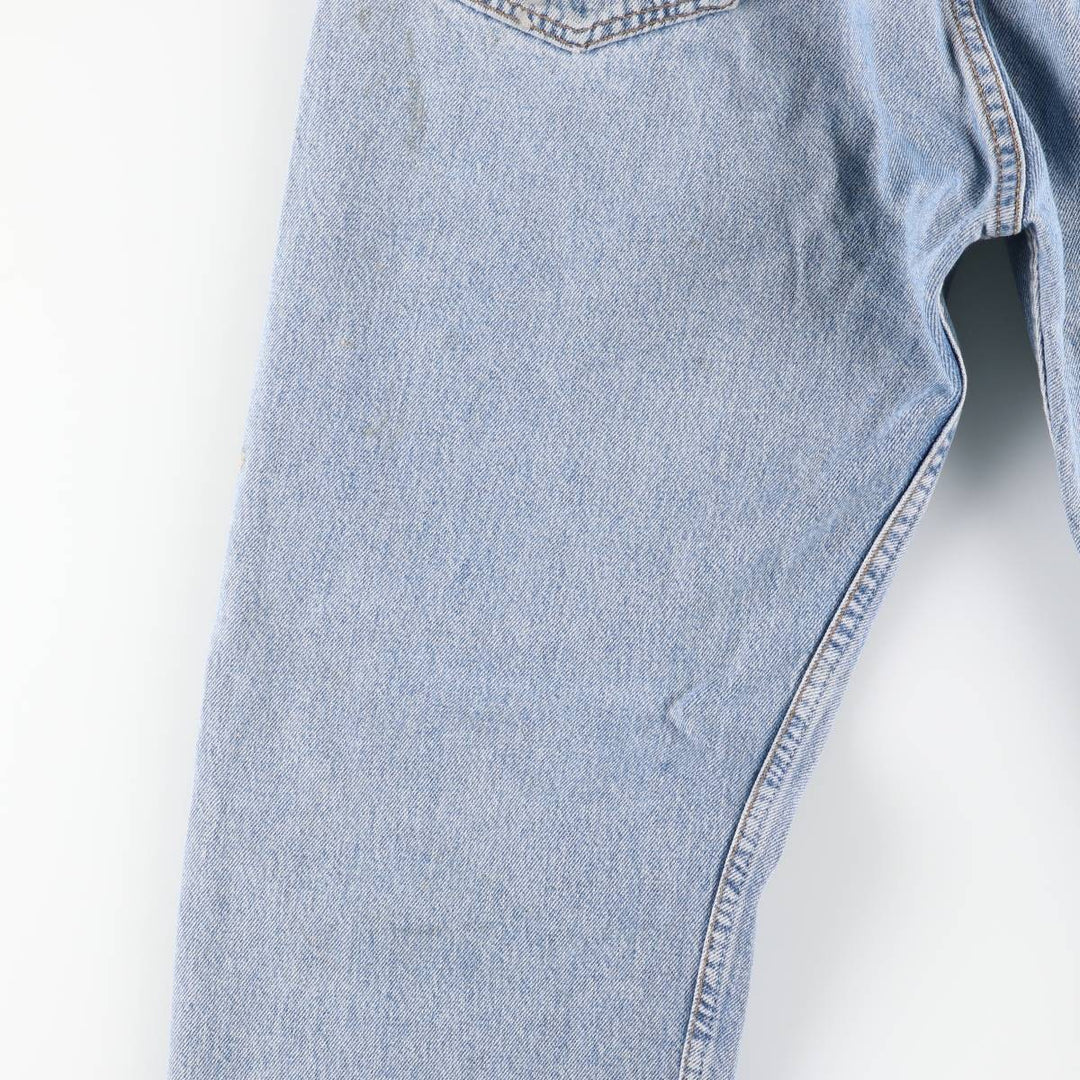 90'S Levi's 501-0193 Euro Model Straight Denim Pants, Men's, Size 34, Vintage cotton blue type Vintage Second Hand