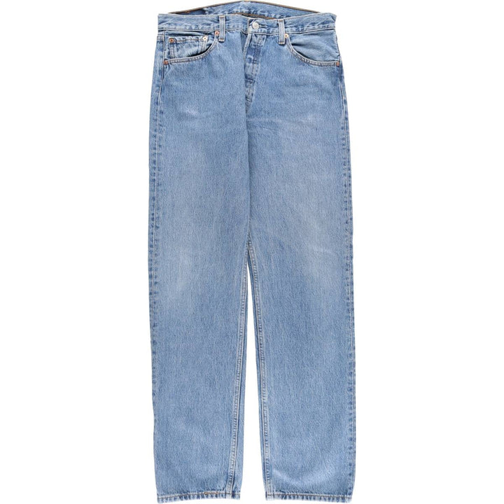 00'S Levi's 501-0193 Straight Denim Pants for Men, Size W32 cotton blue type Vintage Second Hand