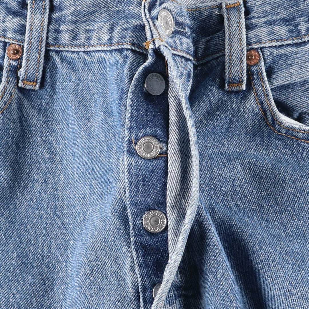 00'S Levi's 501-0193 Straight Denim Pants for Men, Size W32 cotton blue type Vintage Second Hand