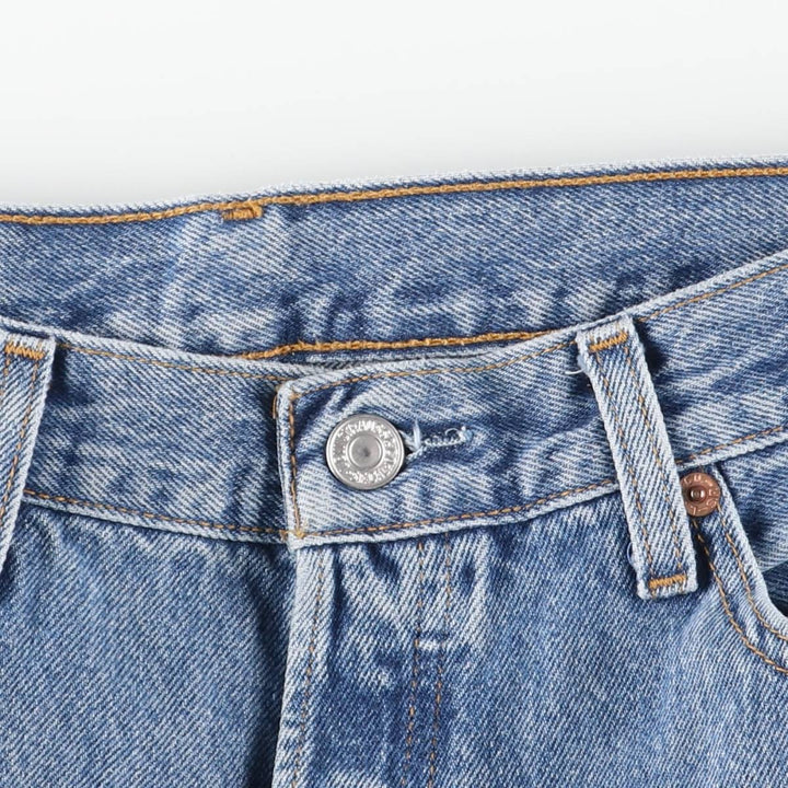 00'S Levi's 501-0193 Straight Denim Pants for Men, Size W32 cotton blue type Vintage Second Hand
