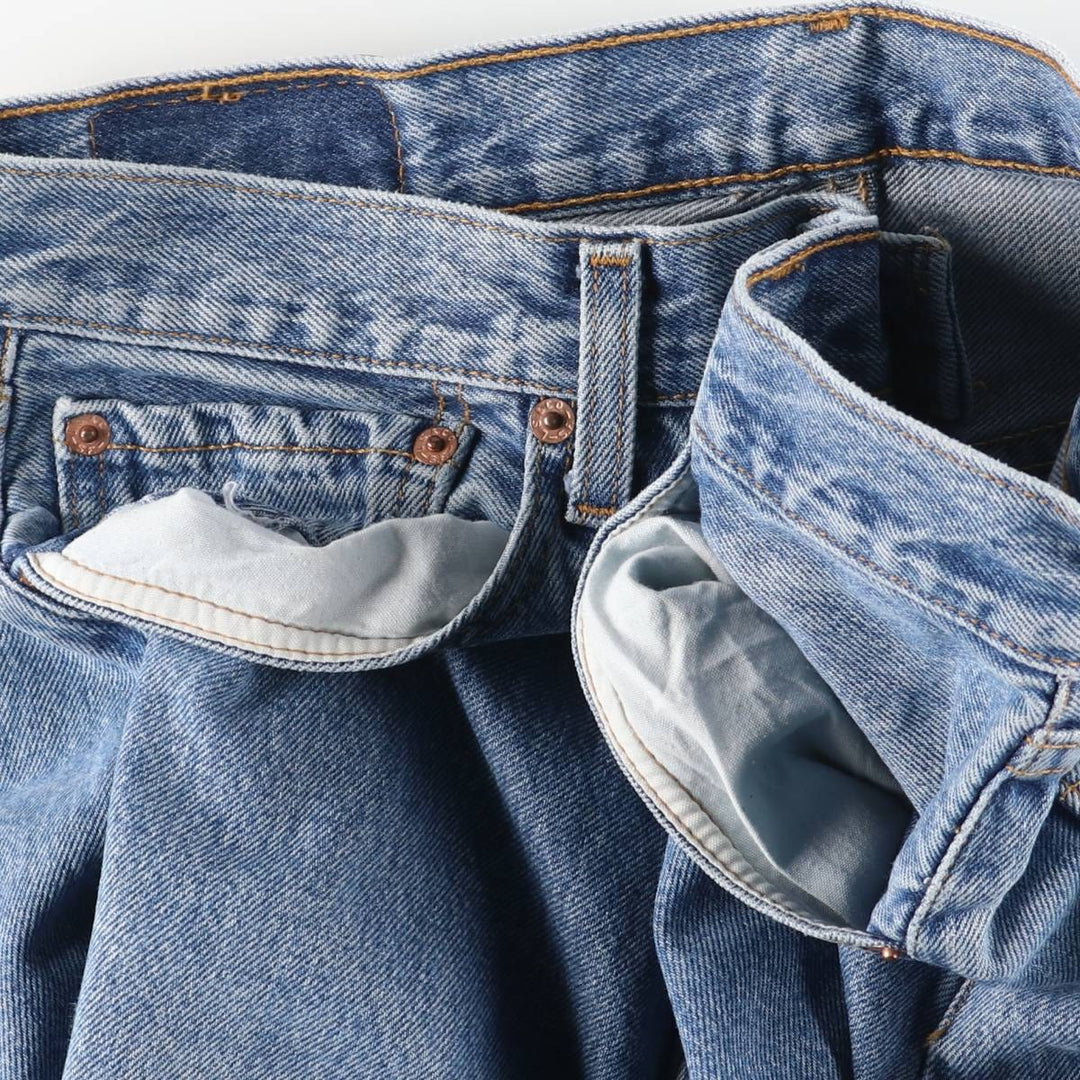 00'S Levi's 501-0193 Straight Denim Pants for Men, Size W32 cotton blue type Vintage Second Hand