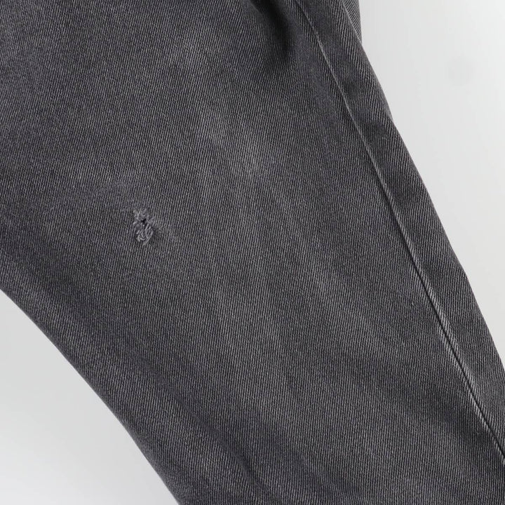 Levi's 501 Black Denim Straight Denim Pants Men's W31 equivalent cotton black type Vintage Second Hand